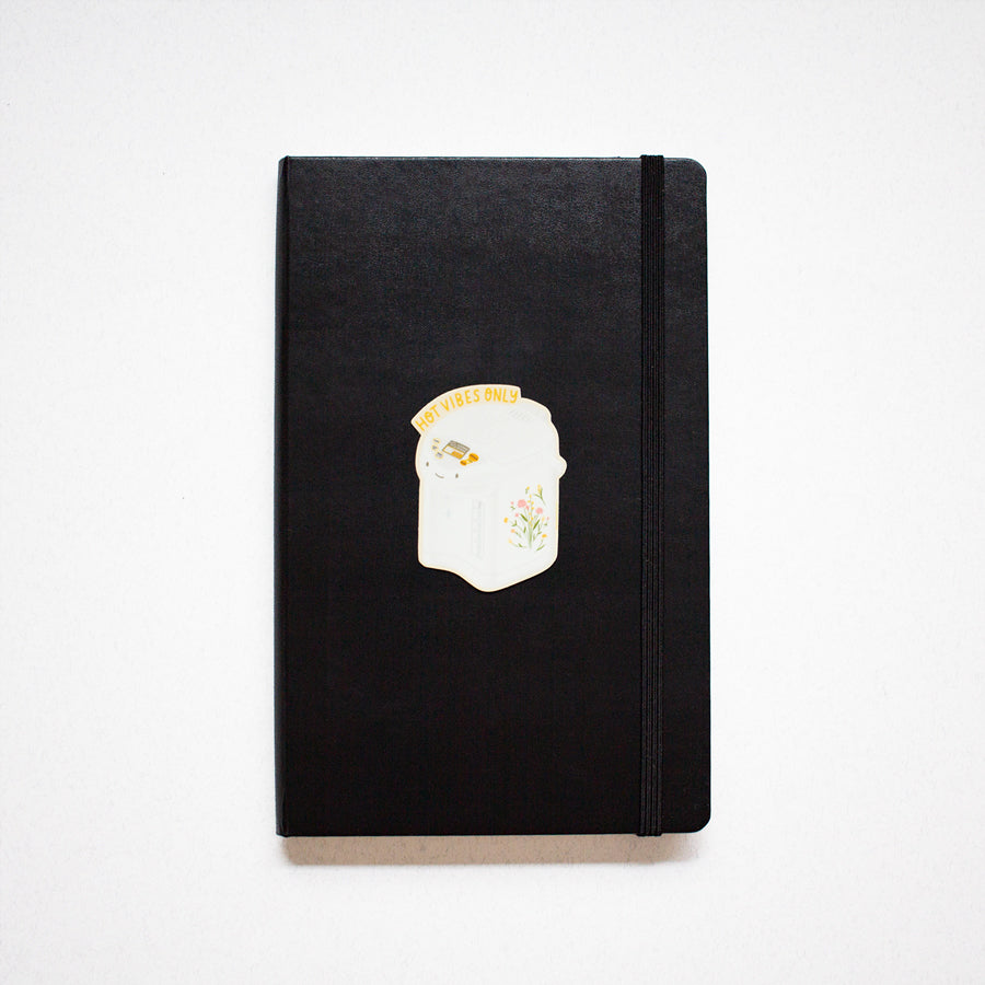 Hot Vibes Only Sticker