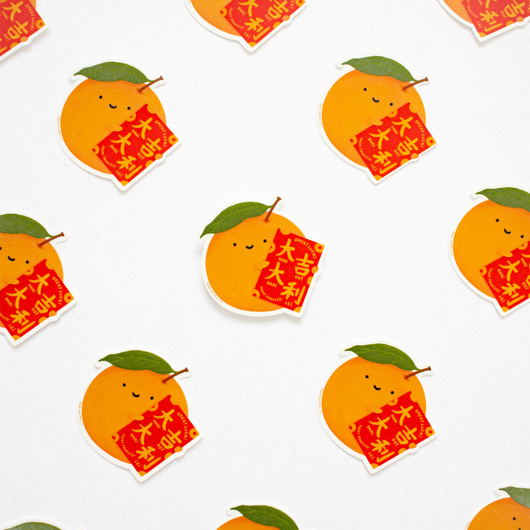 Lucky Tangerine Sticker