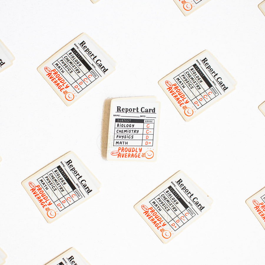 Proudly Below Average Sticker