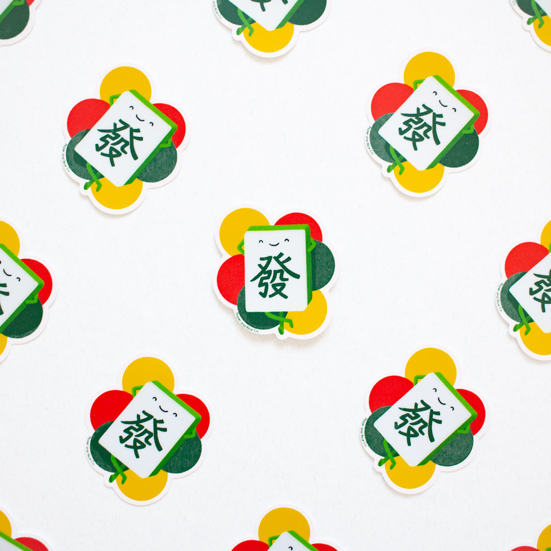 Rich Mahjong Tile Sticker