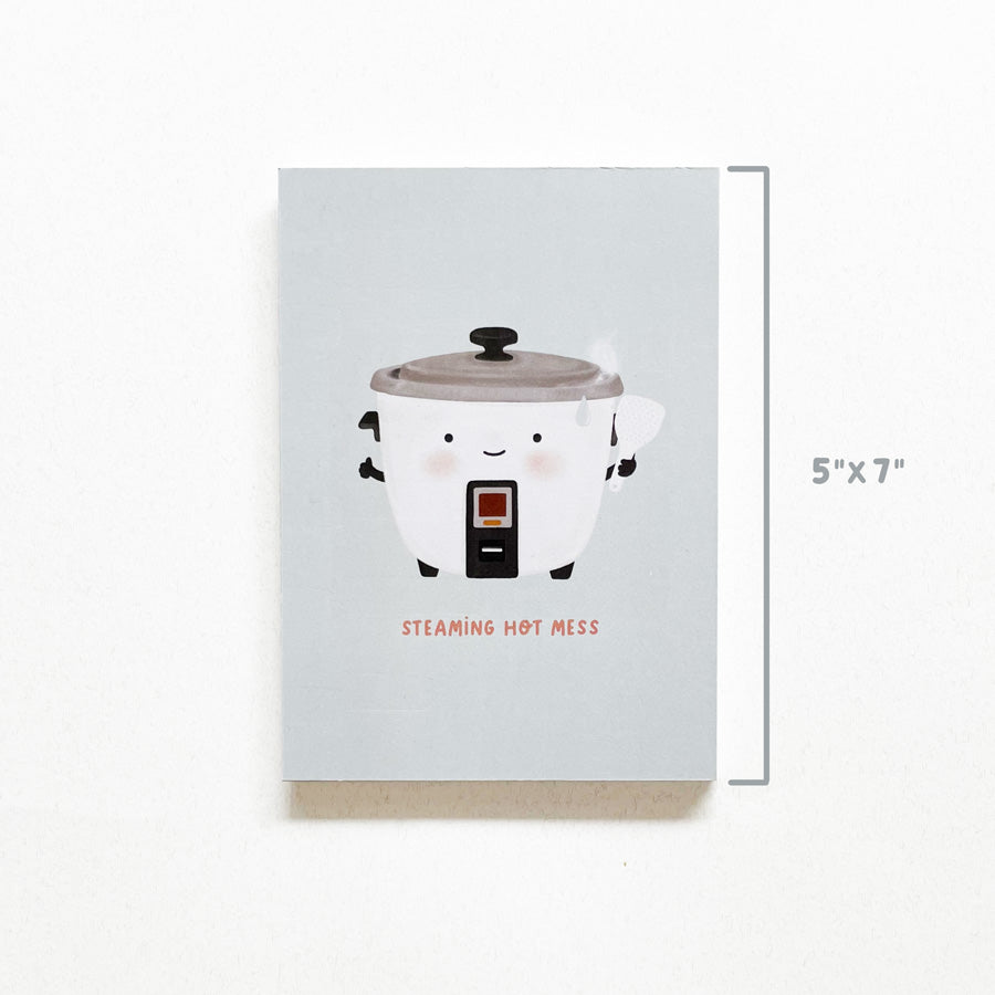 Steaming Hot Mess Print