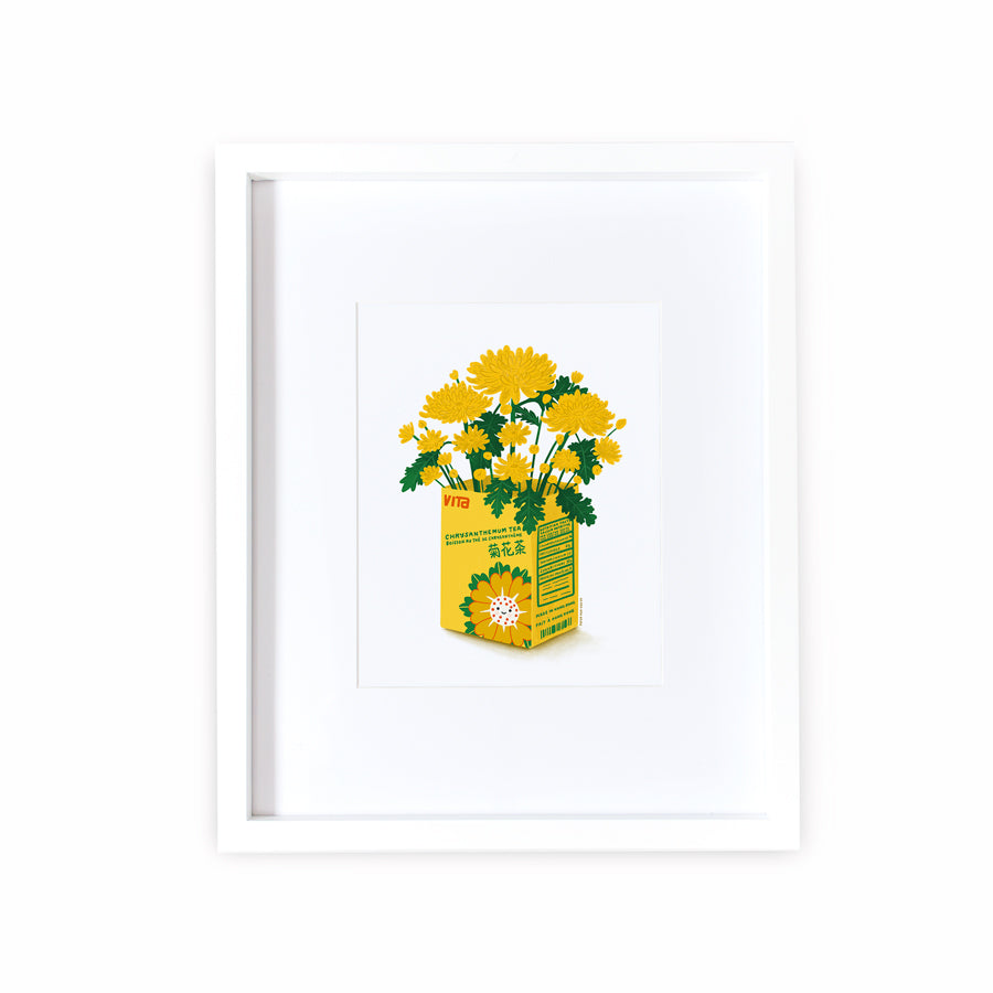 Vita Chrysanthemum Flowers Print