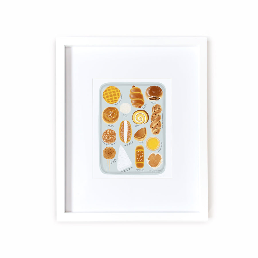 Chinese Baked Goods Print