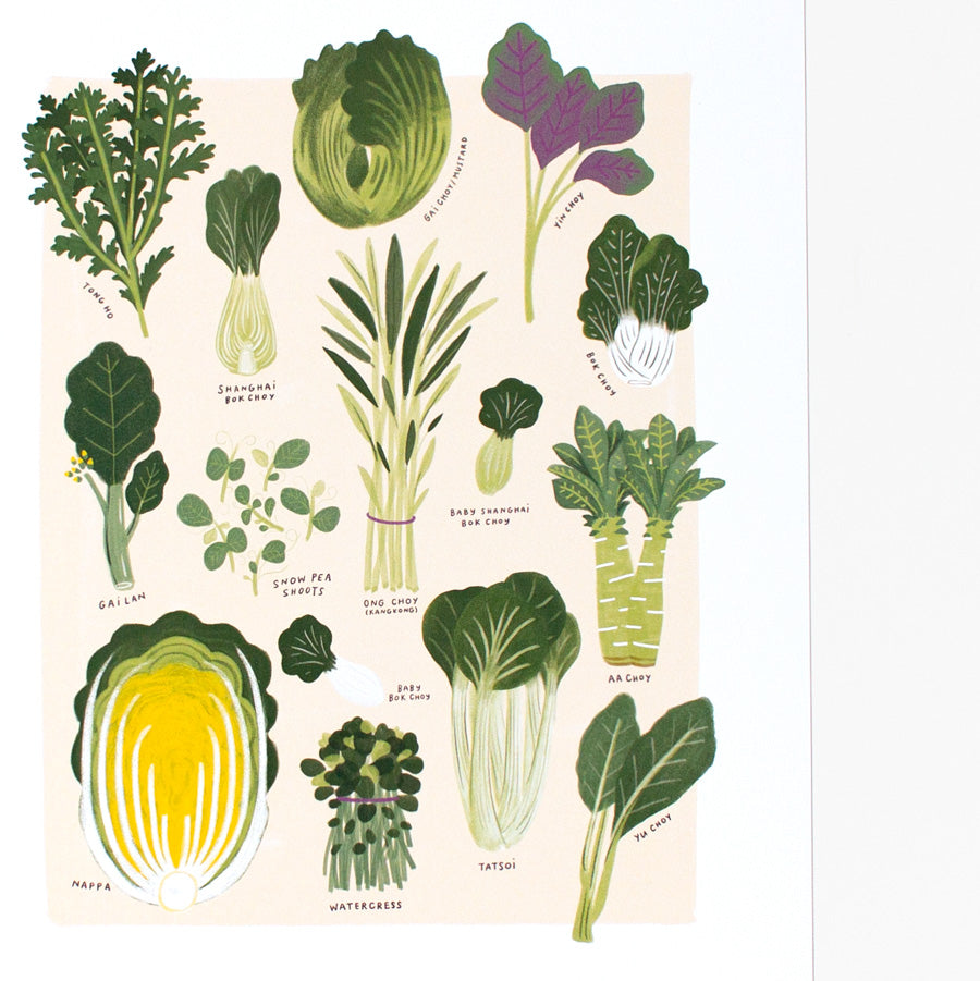 Asian Greens Print