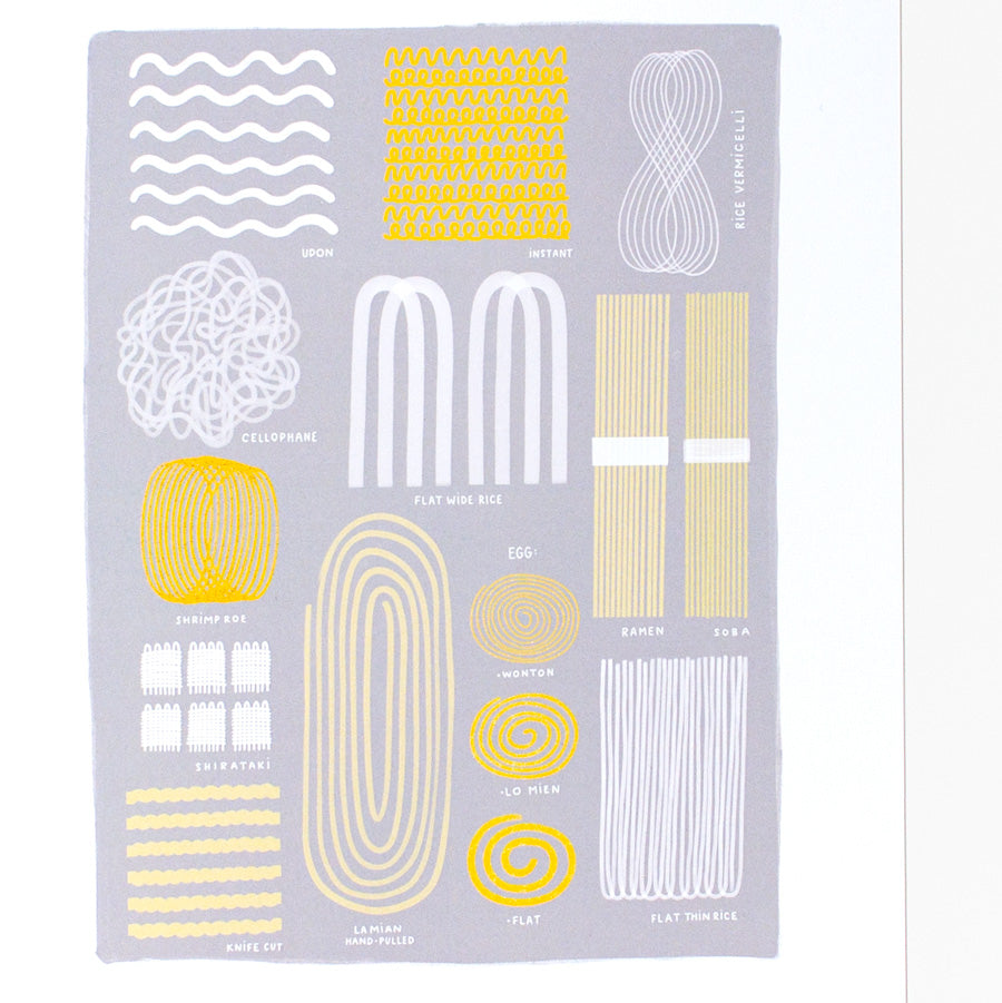 Asian Noodles Print