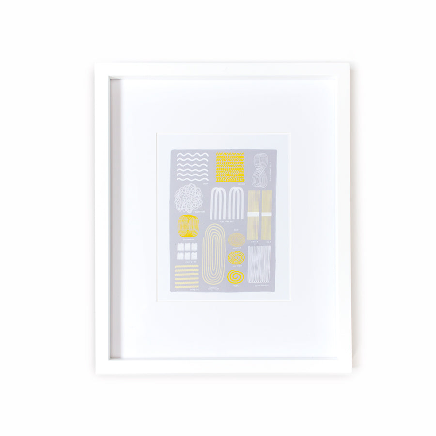 Asian Noodles Print