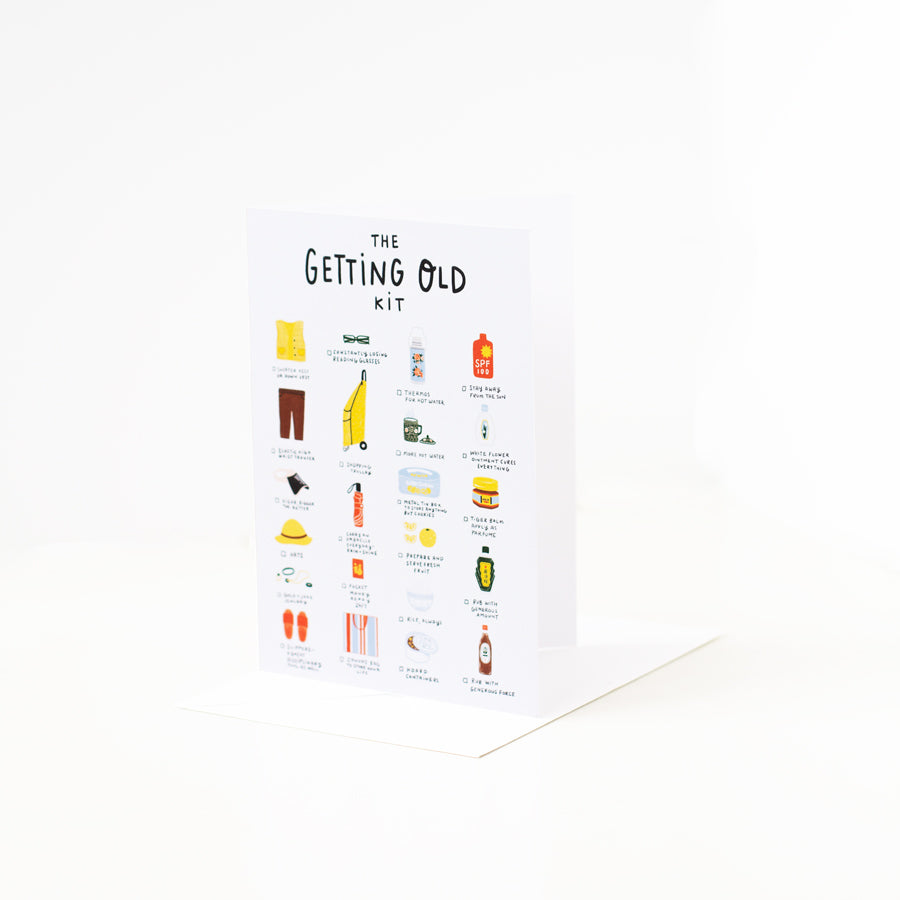 Getting Old Asian Greeting Card