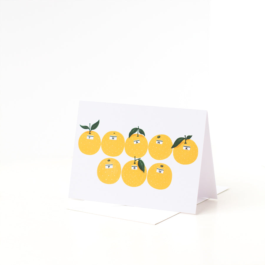 Orange Greeting Cards