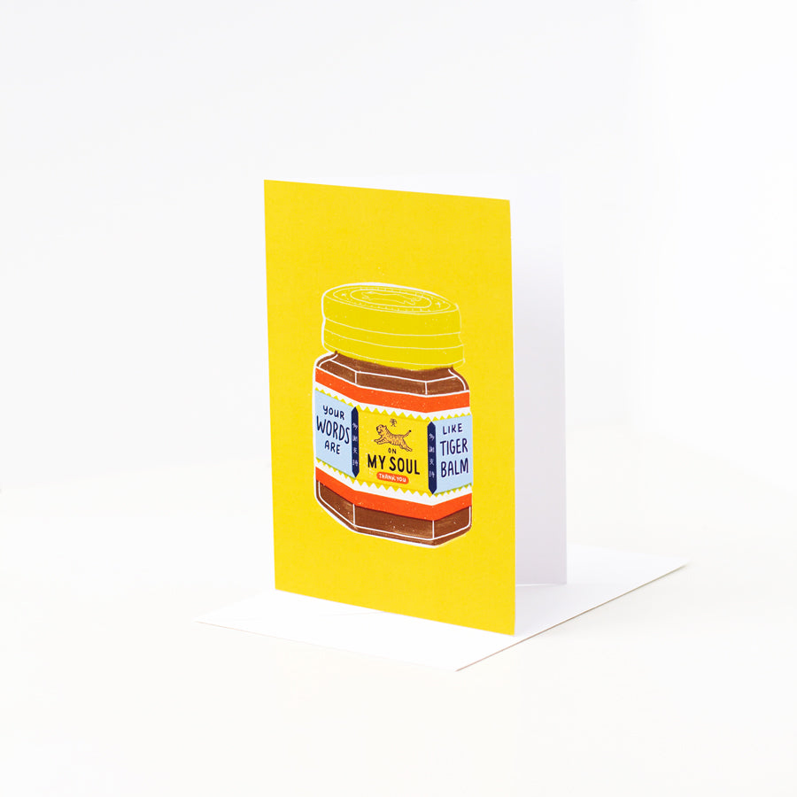 Tiger Balm Greeting Cards