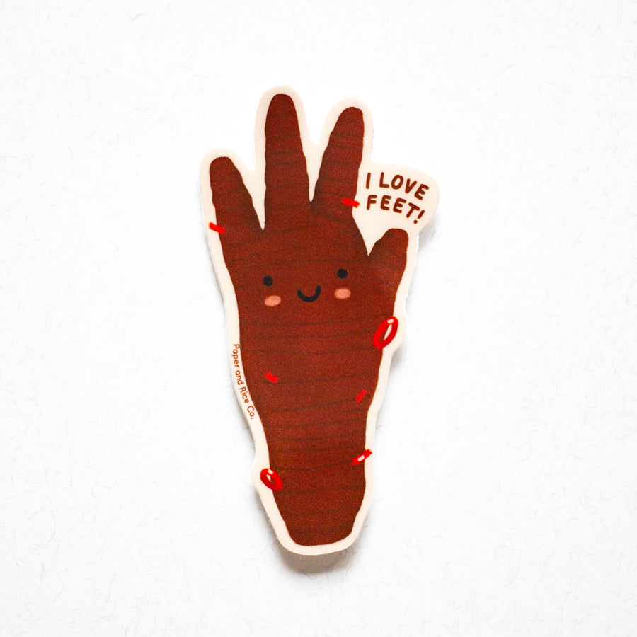 Chicken Feet Sticker