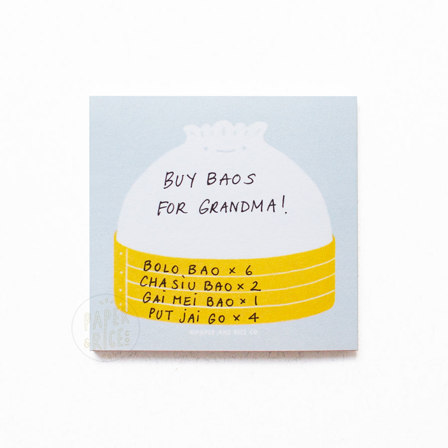 Steamed Bao Sticky Notes