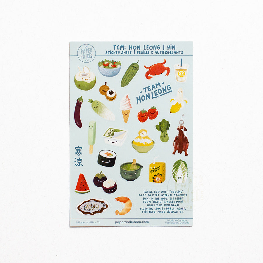 TCM Hon Leong Food Sticker Sheet