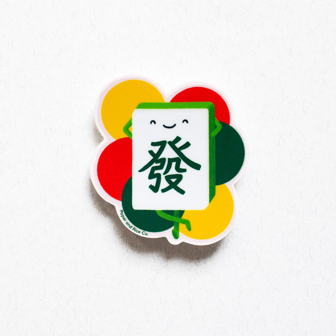 Rich Mahjong Tile Sticker