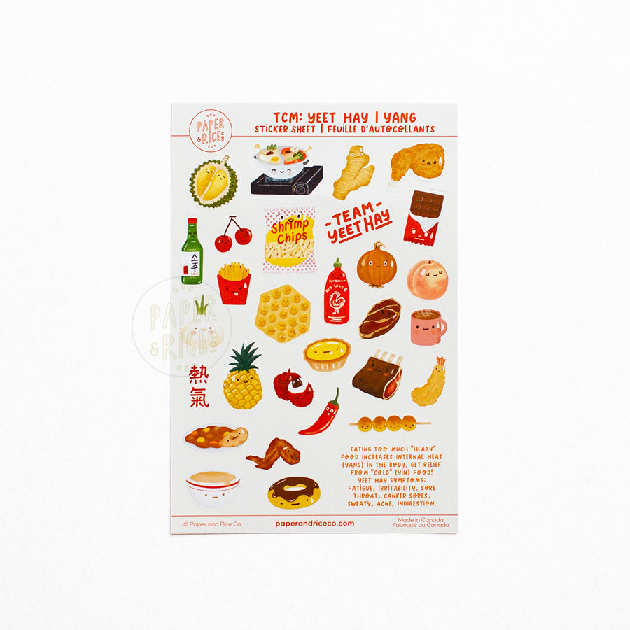 TCM Yeet Hay Food Sticker Sheet