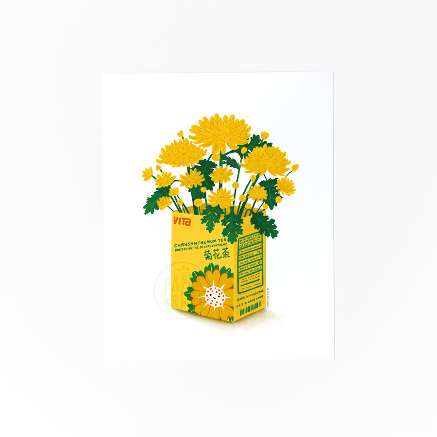 Vita Chrysanthemum Flowers Print