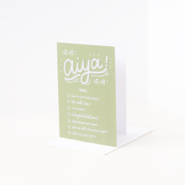 Aiya Asian Greeting Card